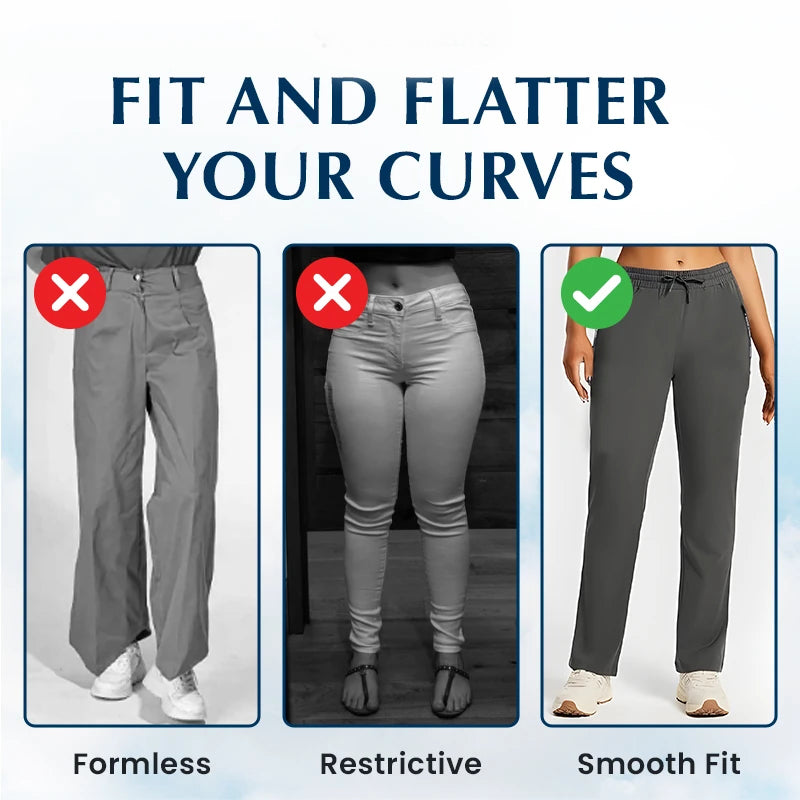 Damebukser Ultra Stretch IsSilke Komfort Casual