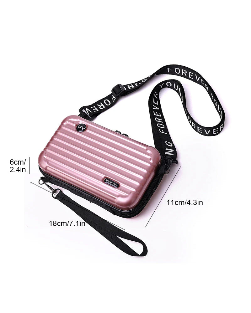 Mini koffert Crossbody-veske