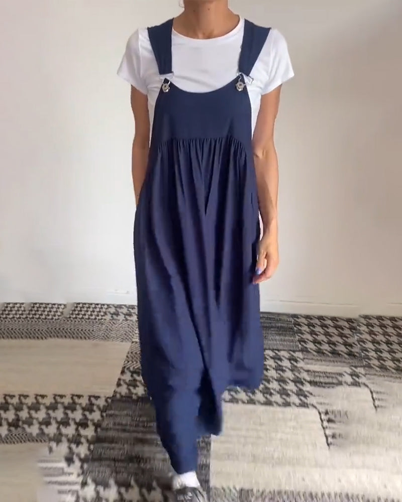 Kjole uformell ensfarget buksesele