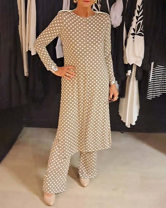 Elegant prikkete dress
