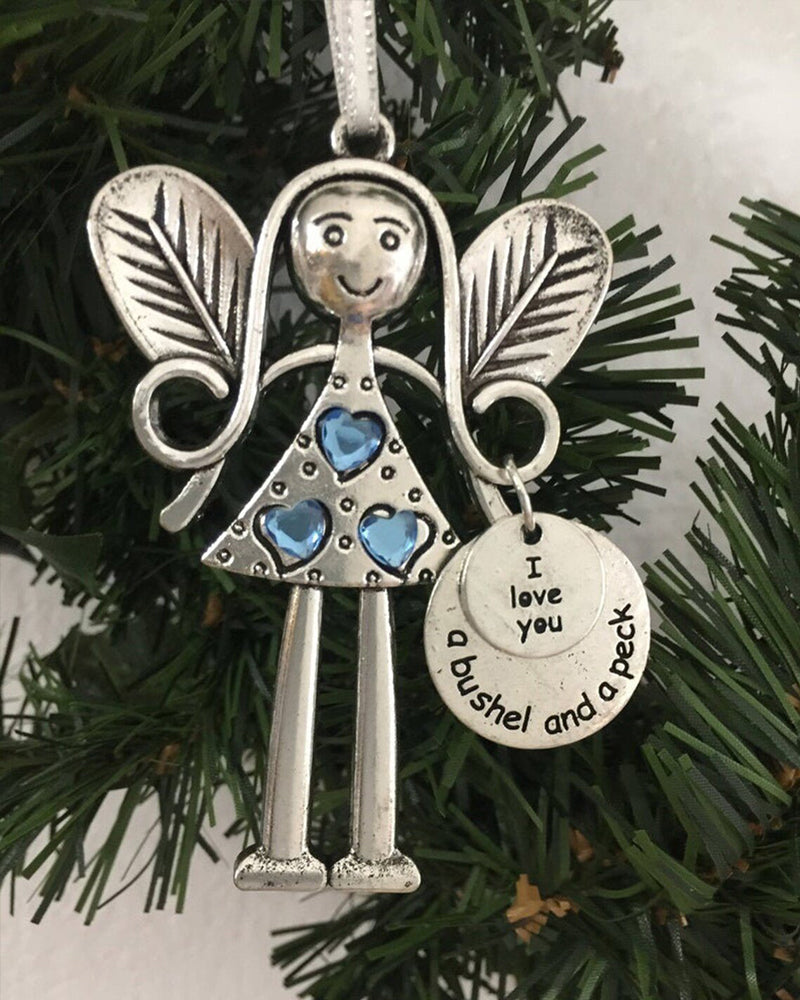 Galt vakre venner for alltid - engle ornament julegave