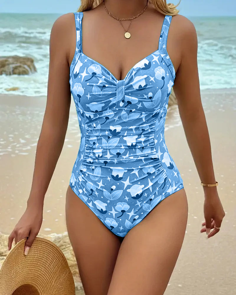 Badedrakt Én Del Vest Print