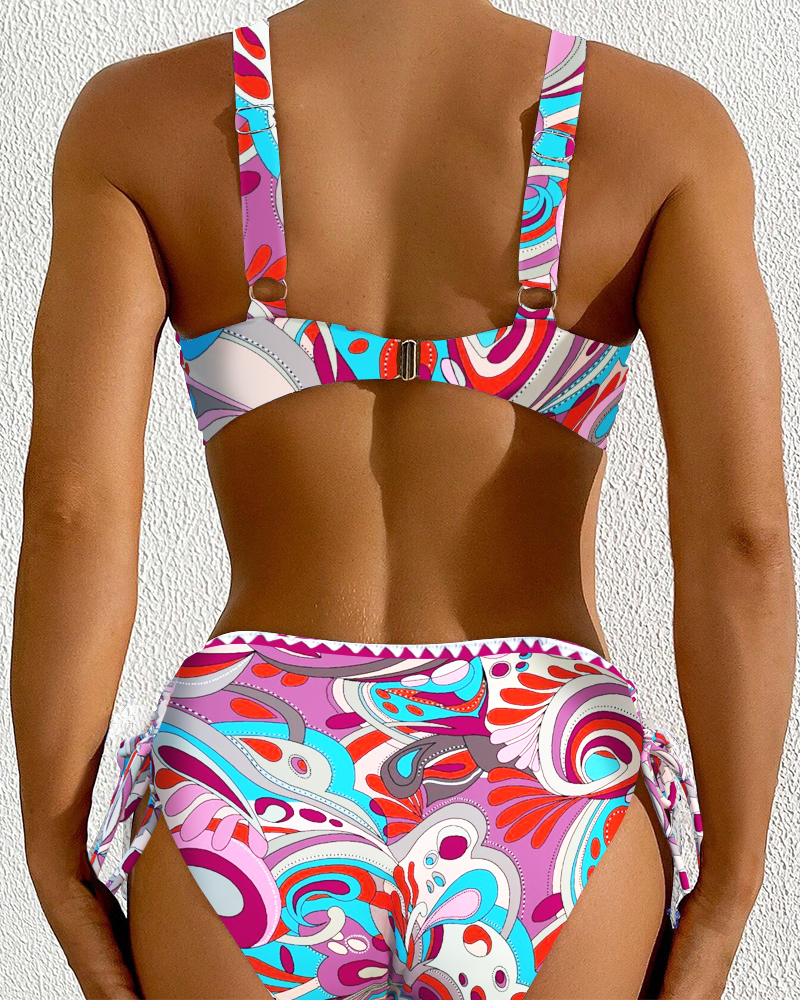 Bikini Sexy Bh Todelt Trykk