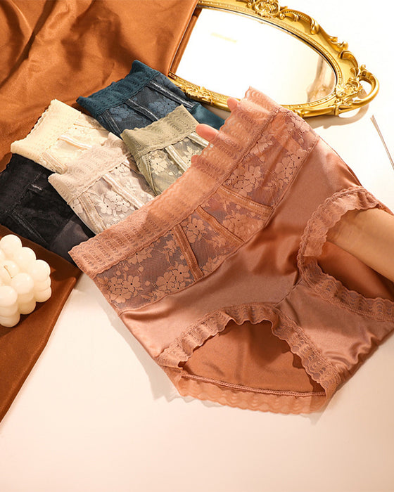 Høytaljede Blonde Truser For Kvinner