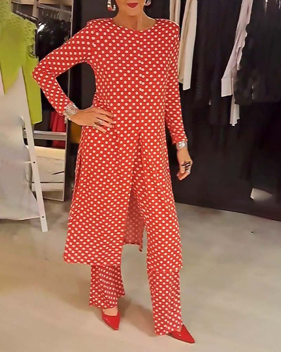 Elegant prikkete dress