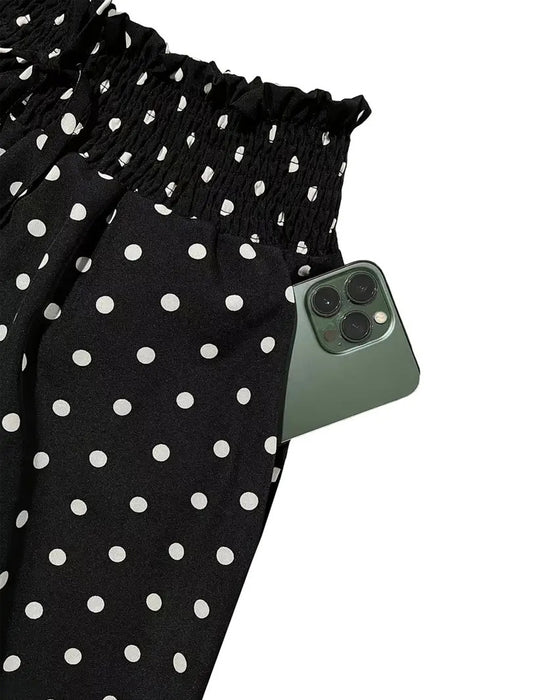 Bukser Polka Prikk Trykk Lang