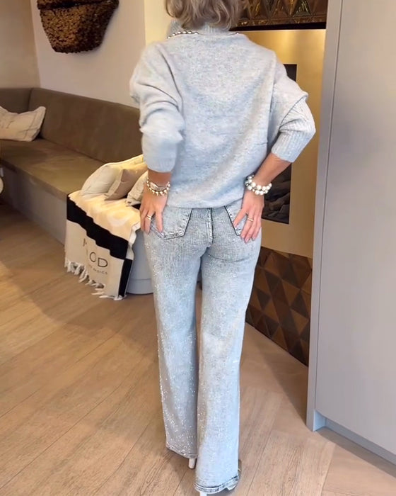 Genser Moteriktig Høy Hals Allsidig