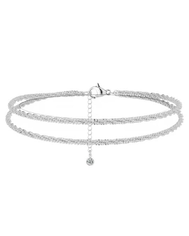 🏖️ Anklets Damer Kc Gull & Sterling Sølv