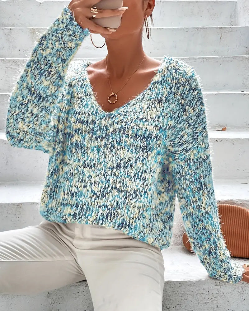Motetrendy V-hals Genser
