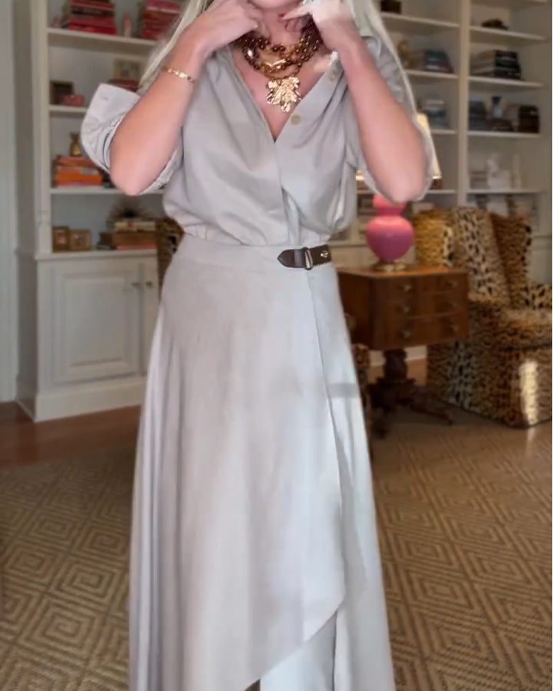 Skjørt Elegant Asymmetrisk Elegant