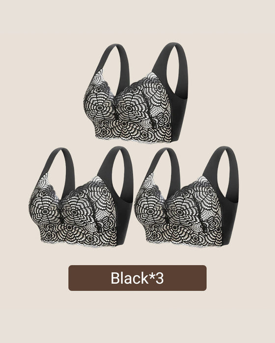 🤩SISTE DAG AV SALGET 🔥Ultimat løft & støtte – Blonde-BH i plus size