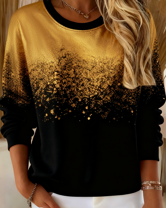 Genser Mote Gradient Gulltrykk