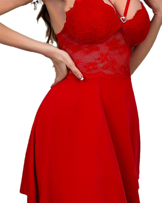 Blondesuspender Sexy Nattkjole