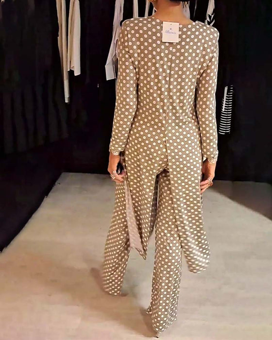 Elegant prikkete dress