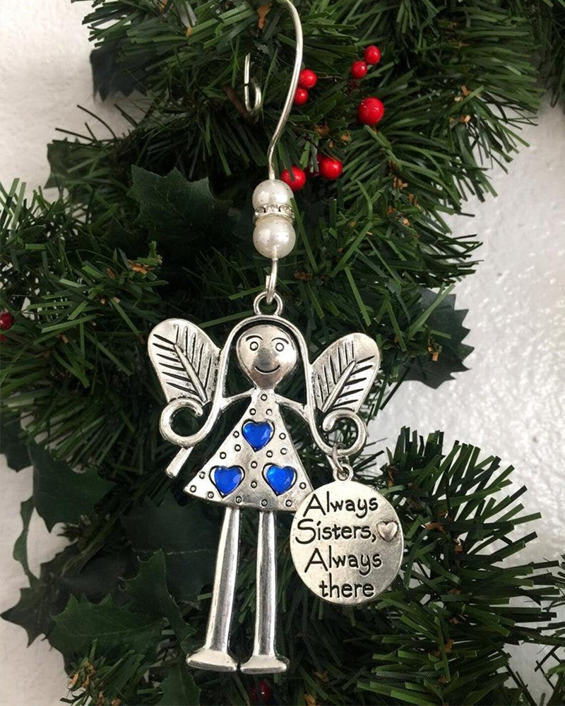 Galt vakre venner for alltid - engle ornament julegave