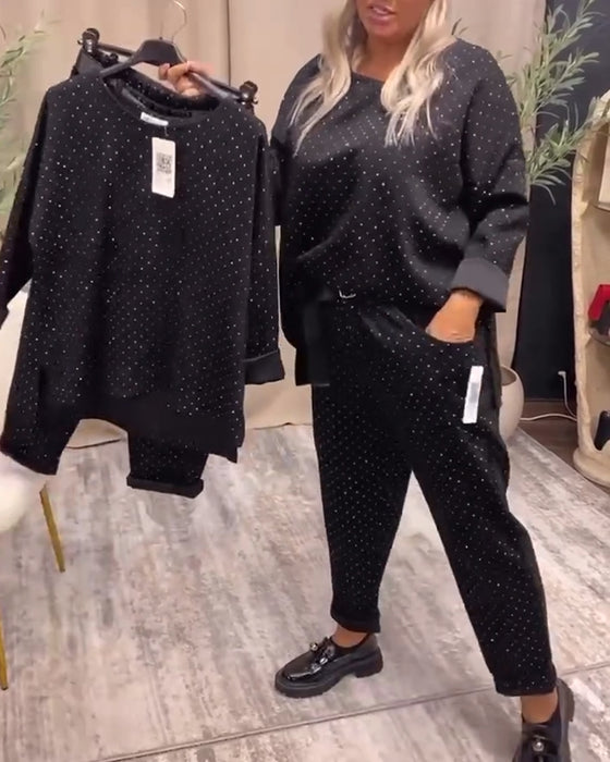 Drakt Rundhals Temperament Fritid