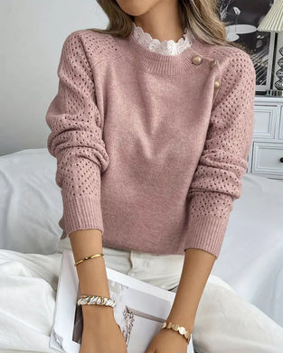 Genser Elegant Ryssing Uthulet Kant