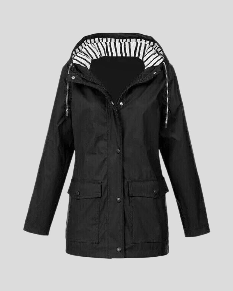Jacke For Kvinner Med Vattentett Og Vindtett Egenskaper
