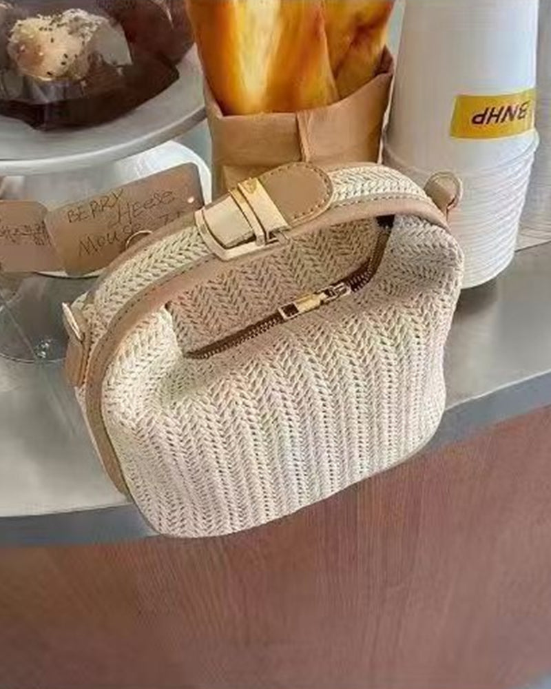 Stråflettet Matboksveske