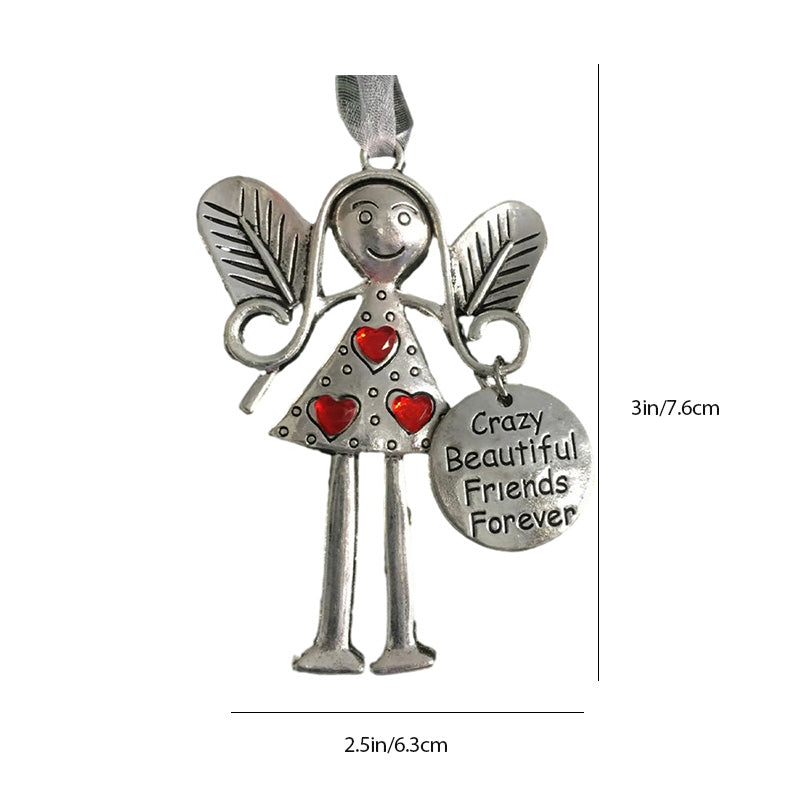 Galt vakre venner for alltid - engle ornament julegave