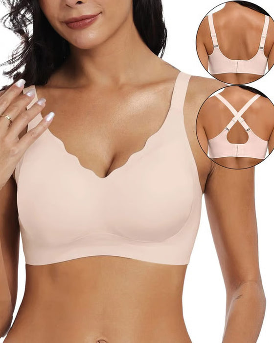 💖BH Seamless Scalloped Push-Up