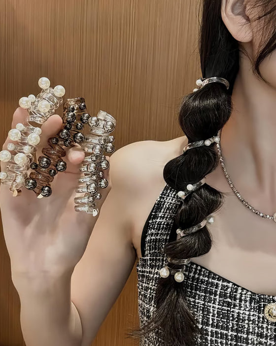 Ingen Skade Myk Elastisk Spiral Hårbånd