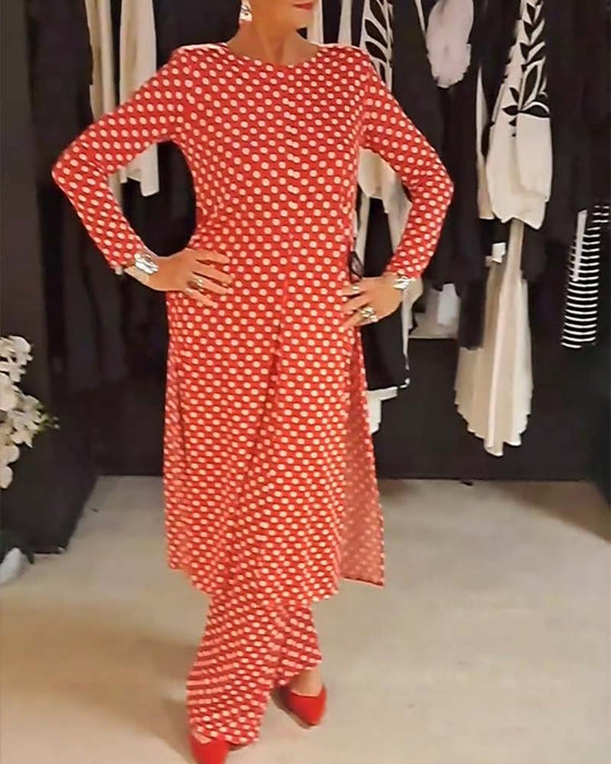Elegant prikkete dress