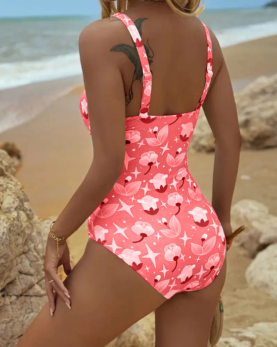 Badedrakt Én Del Vest Print