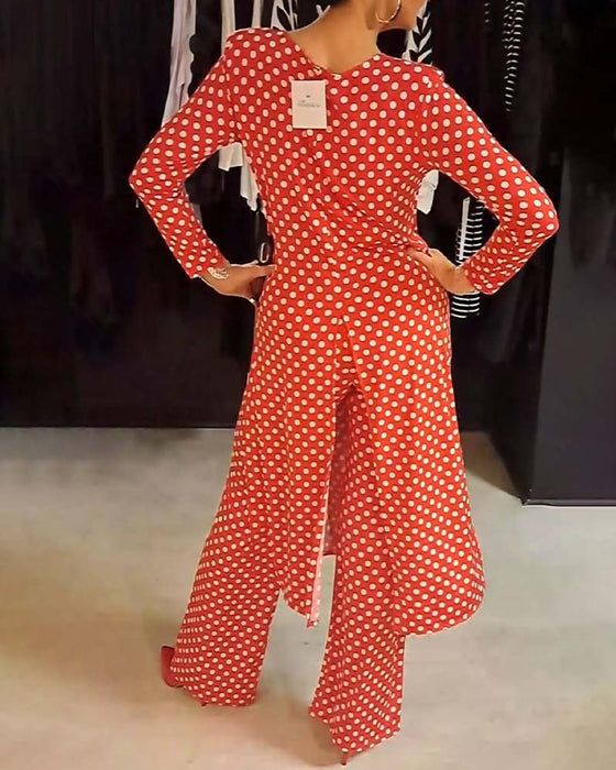 Elegant prikkete dress