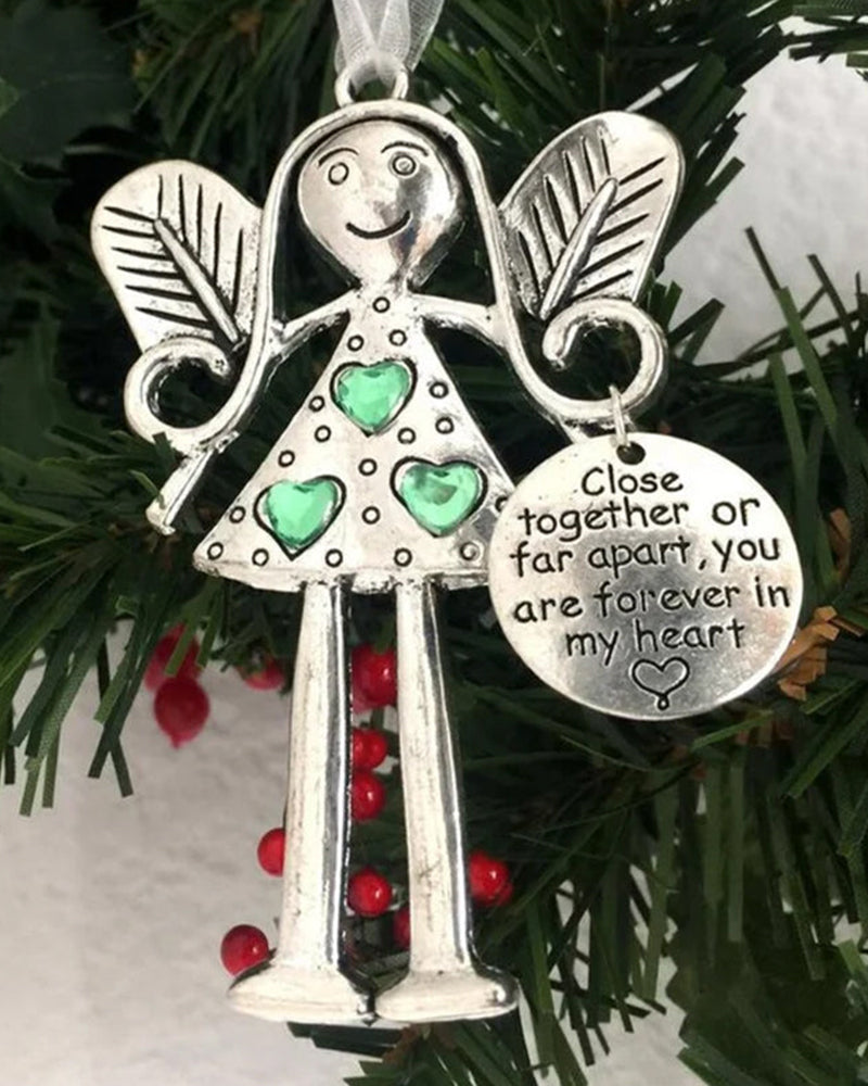 Galt vakre venner for alltid - engle ornament julegave