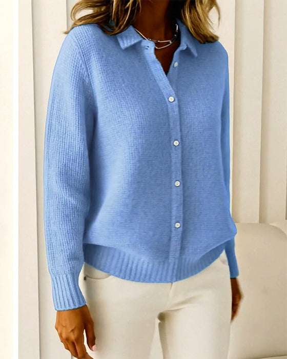 Cardigan Mote Slag Knapp