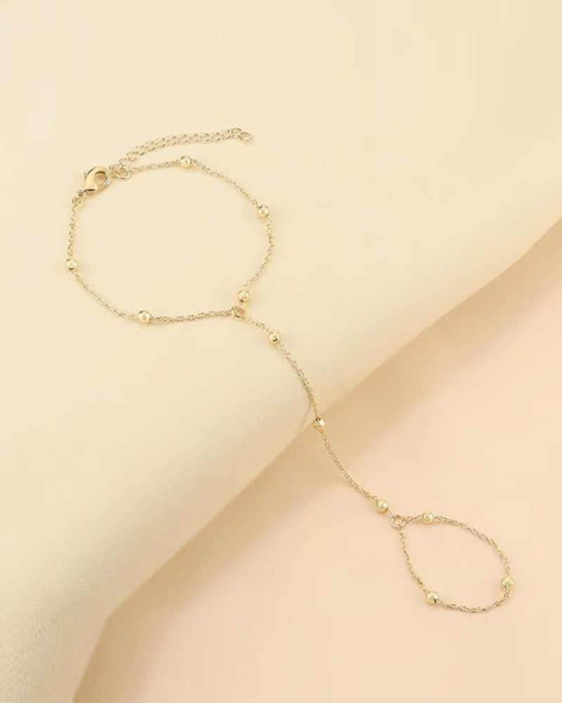 🏖️ Anklets Damer Kc Gull & Sterling Sølv