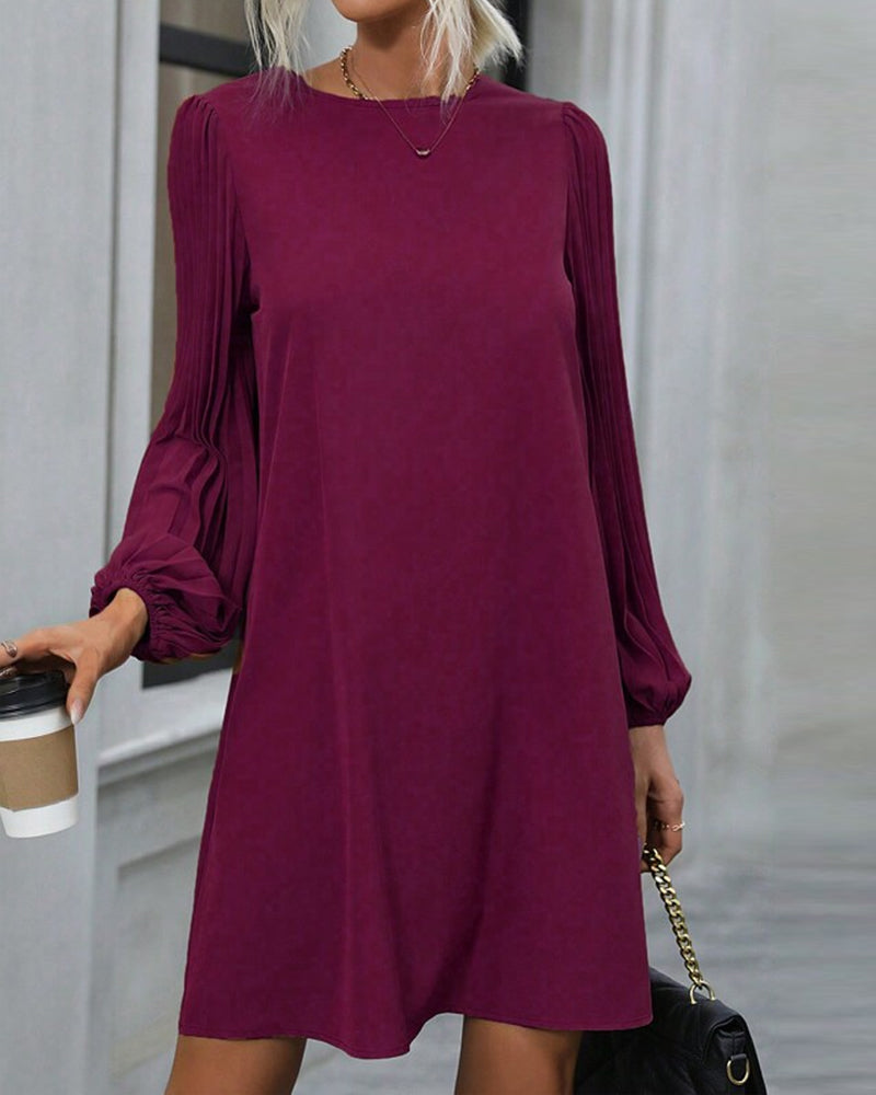 Kjole med elegant stil og solid farge