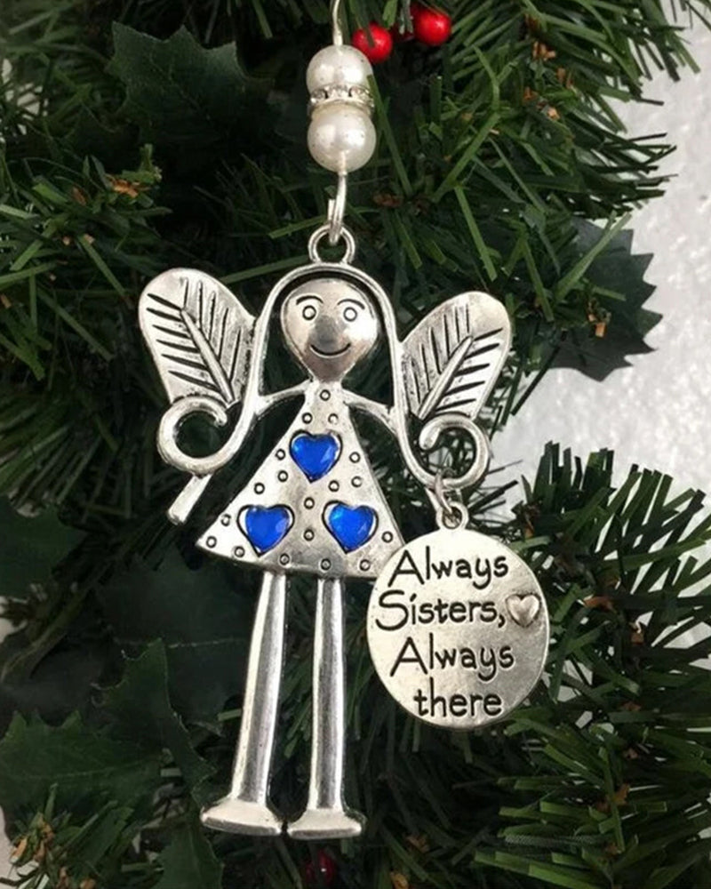 Galt vakre venner for alltid - engle ornament julegave