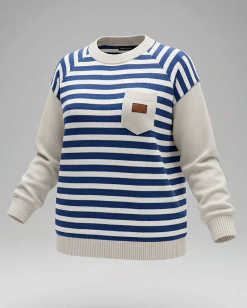 Casual Genser Med Kontraststripes