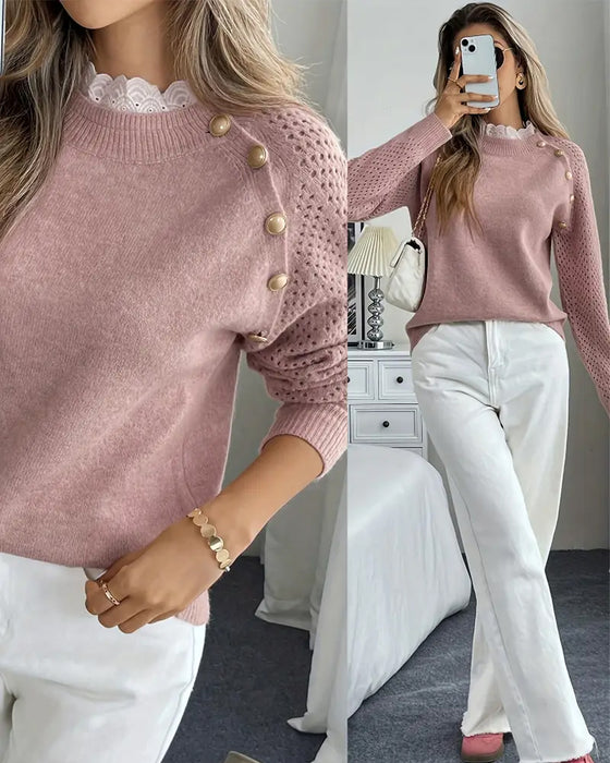 Genser Elegant Ryssing Uthulet Kant