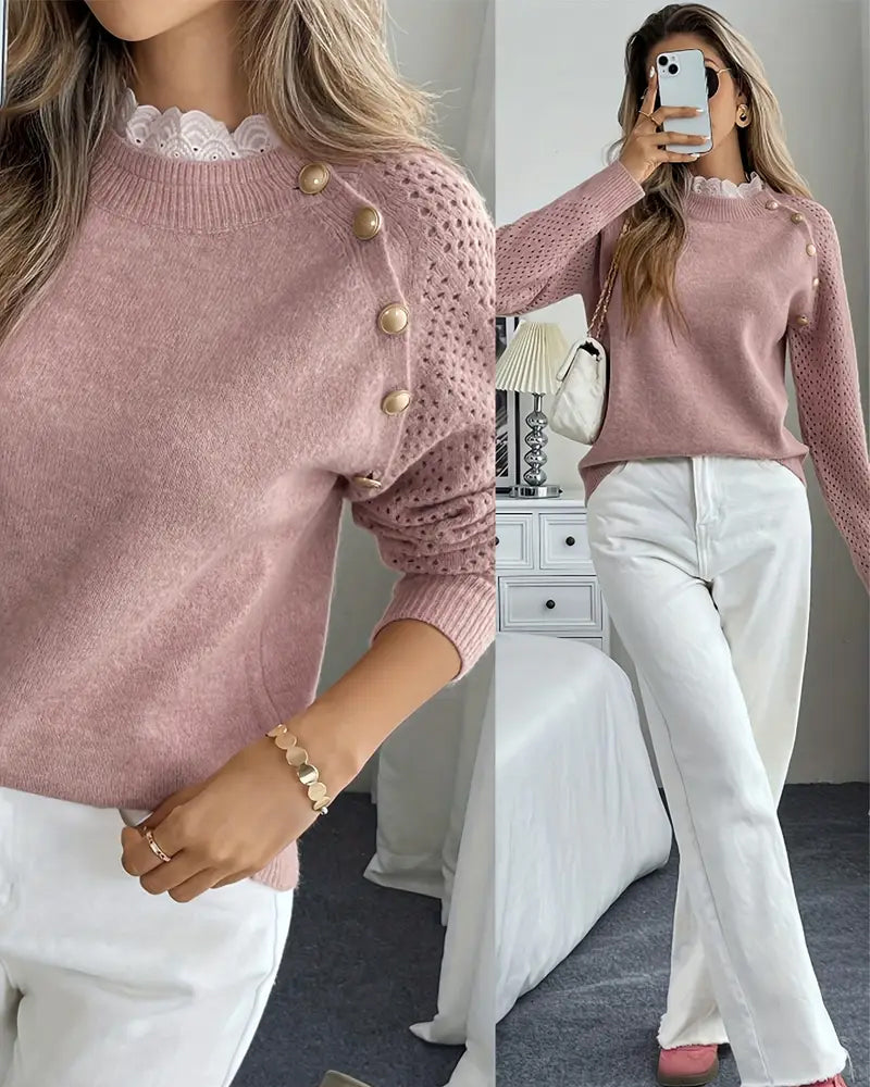 Genser Elegant Ryssing Uthulet Kant