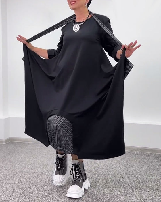 Kjole casual mote løs halterhals