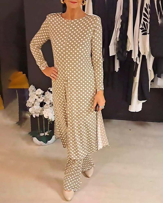 Elegant prikkete dress