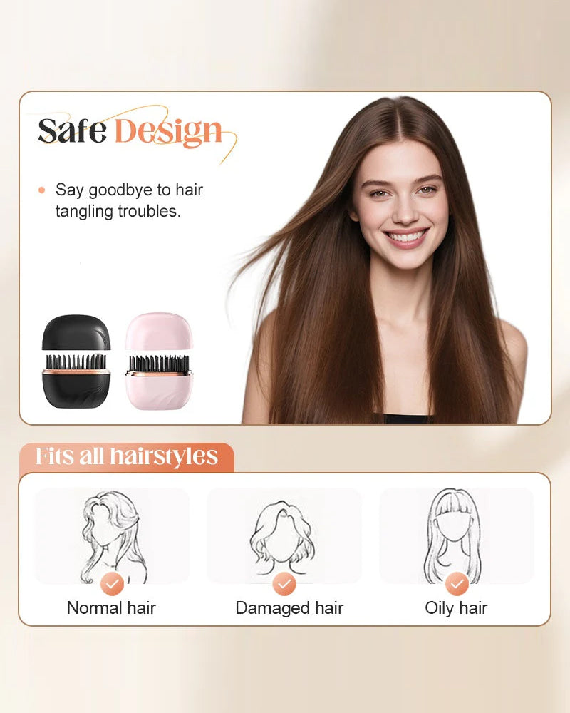 Kam Mini Trådløs Hårglattemaker