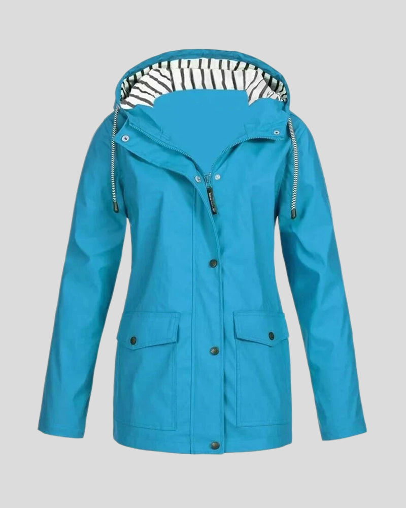 Jacke For Kvinner Med Vattentett Og Vindtett Egenskaper