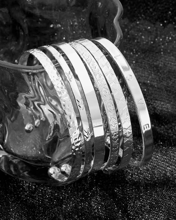 Seksspisset stjernearmbånd sett med 7 deler