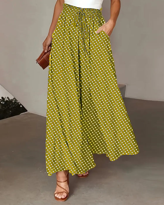 Bukser Polka Prikk Trykk Lang