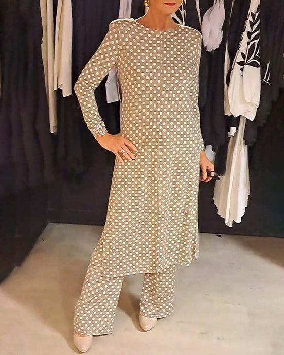 Elegant prikkete dress