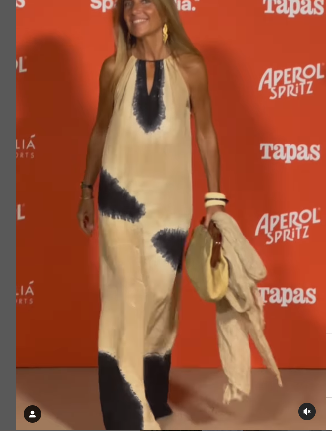 Kjole Ermeløs Gradient Halterneck