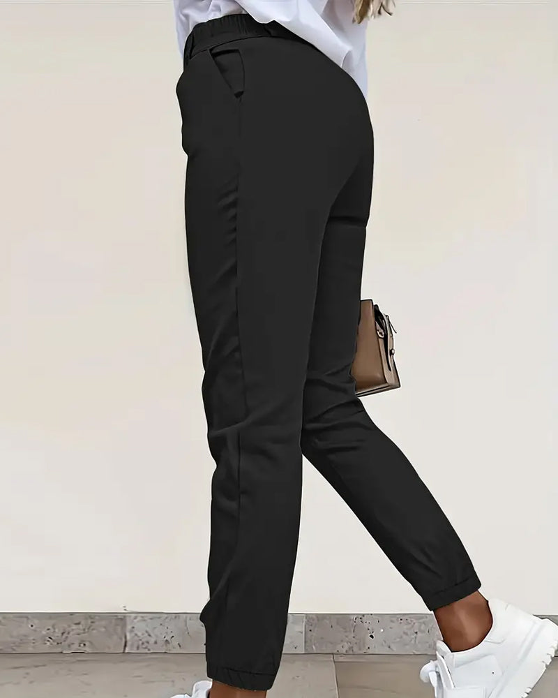 Bukser Lomme Slim Fit Cropped