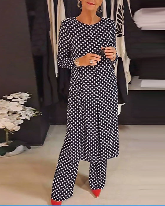 Elegant prikkete dress