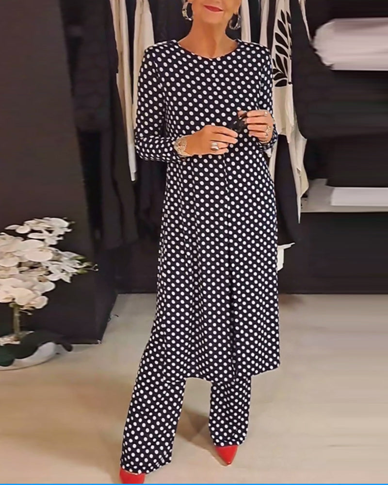 Elegant prikkete dress