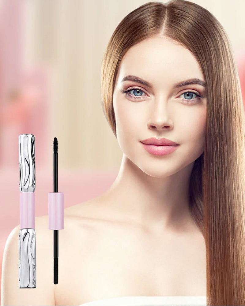 🔥 2-i-1 Langvarig Volumgivende og Krøllende Mascara
