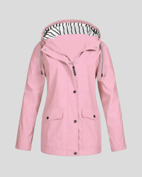 Jacke For Kvinner Med Vattentett Og Vindtett Egenskaper